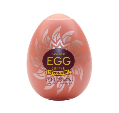 Tenga - Masturbator Ręczny W Kształcie Jajeczka Egg Shiny II